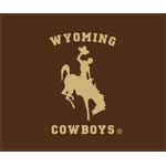 Wyoming Cowboys 60" x 50" Classic Collection Blanket / Throw