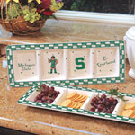 Michigan State Spartans NCAA College Gameday Ceramic Relish Tray