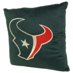 Houston Texans NFL 16" Embroidered Plush Pillow with Applique