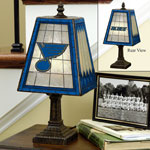 St. Louis Blues NHL Art Glass Table Lamp