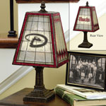 Arizona Diamondbacks MLB Art Glass Table Lamp