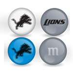 Detroit Lions Custom Printed NFL M&M's With Team Logo