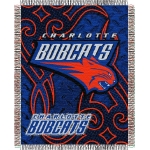 Charlotte Bobcats NBA 48" x 60" Triple Woven Jacquard Throw