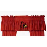 Louisville Cardinals Locker Room Window Valance