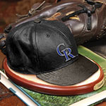 Colorado Rockies MLB Baseball Cap Figurine