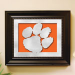 Clemson Tigers NCAA College Laser Cut Framed Logo Wall Art