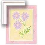 Sunshine Bouquet I - Pink - Contemporary mount print with beveled edge