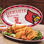 Louisville Cardinals NCAA College 12" Ceramic Oval Platter