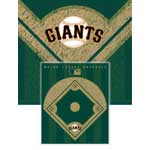 San Francisco Giants 60" x 50" Diamond Fleece Blanket / Throw