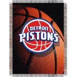 Detroit Pistons  NBA "Photo Real" 48" x 60" Tapestry Throw