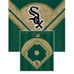 Chicago White Sox 60" x 50" Diamond Fleece Blanket / Throw