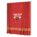 Chicago Bulls MVP Microsuede Shower Curtain