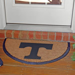 Tennessee Vols NCAA College Half Moon Outdoor Door Mat