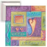 Daydream Hearts - Contemporary mount print with beveled edge