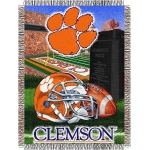 Clemson Tigers NCAA College "Home Field Advantage" 48"x 60" Tapestry Throw