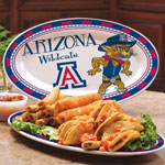 Arizona Wildcats NCAA College 12" Ceramic Oval Platter