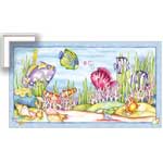 Coral Reef - Contemporary mount print with beveled edge