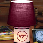 Virginia Tech Hokies NCAA College Accent Table Lamp
