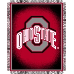 Ohio State Buckeyes NCAA College "Focus" 48" x 60" Triple Woven Jacquard Throw