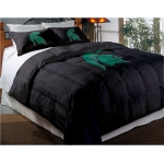 Michigan State Spartans College Twin Chenille Embroidered Comforter Set with 2 Shams 64" x 86"