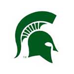 Michigan State Spartans Logo Wallpaper (Double Roll)