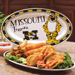 Missouri Tigers NCAA College 12" Ceramic Oval Platter