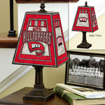Western Kentucky University Hilltoppers NCAA College Art Glass Table Lamp