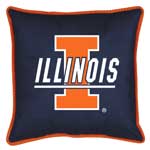 Illinois Illini Side Lines Toss Pillow