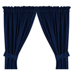 MLB Jersey Mesh Sidelines Blue Window Drapes