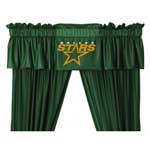 Dallas Stars Locker Room Window Valance