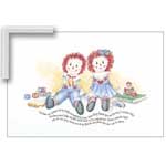 God Bless/Raggedy Ann & Andy - Canvas