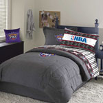 Phoenix Suns Team Queen Size NBA Denim Comforter / Sheet Set