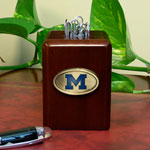 Michigan Wolverines NCAA College Paper Clip Holder