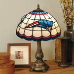 New England Patriots NFL Stained Glass Tiffany Table Lamp