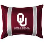 Oklahoma Sooners Side Lines Pillow Sham