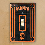 San Francisco Giants MLB Art Glass Single Light Switch Plate Cover