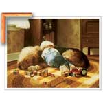 My Guardian - Contemporary mount print with beveled edge