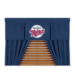 Minnesota Twins MLB Microsuede Window Drapes