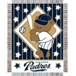 San Diego Padres MLB Baby 36"x 46" Triple Woven Jacquard Throw