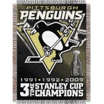 Pittsburgh Penguins NHL "Commemorative" 48" x 60" Tapestry Throw