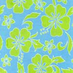 Pillow Case - Paradise Lime & Hibiscus