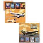 Flight Collection (2pcs) - Contemporary mount print with beveled edge