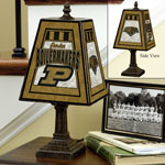 Purdue Boilermakers NCAA College Art Glass Table Lamp