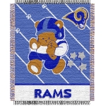 St. Louis Rams NFL Baby 36" x 46" Triple Woven Jacquard Throw