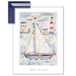 About to Sail - Framed Canvas