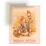 Potter: Bunny w/Carrot - Contemporary mount print with beveled edge