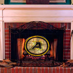 Army Black Knights US Military Stained Glass Fireplace Screen