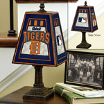 Detroit Tigers MLB Art Glass Table Lamp
