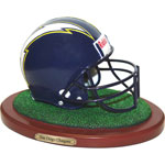 San Diego Chargers NFL Football Helmet Figurine