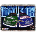 Dale Earnhardt Jr. #88 Fusion NASCAR "Flash" 48" x 60" Metallic Tapestry Throw